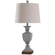 StyleCraft Oldbury 30.25 in. Blue Table Lamp