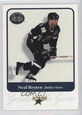 2001-02 Fleer Greats of the Game Neal Broten #71 0a4