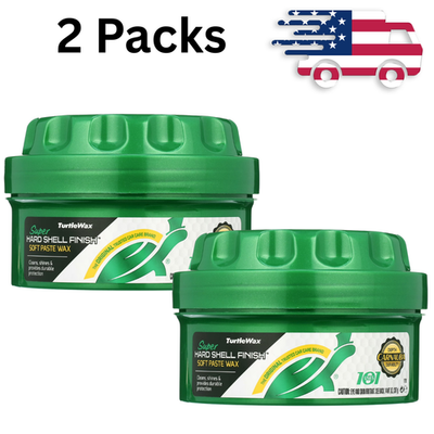 #ad Turtle Wax 50810 Super Hard Shell Paste Wax 14 oz 2Pack Free Shipping $9.49