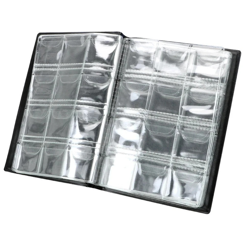 COIN ALBUM for 120 coins perfect for 50p £1 £2 COINS FOLDER BOOK ...