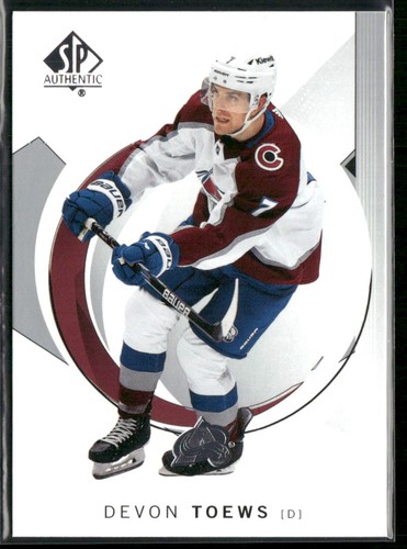 2024 SP Authentic Devon Toews [Gold] #91 card