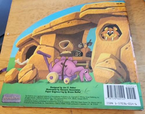 Juego de libro Picapiedra. Enviado desde USA - Imagen 6 de 7