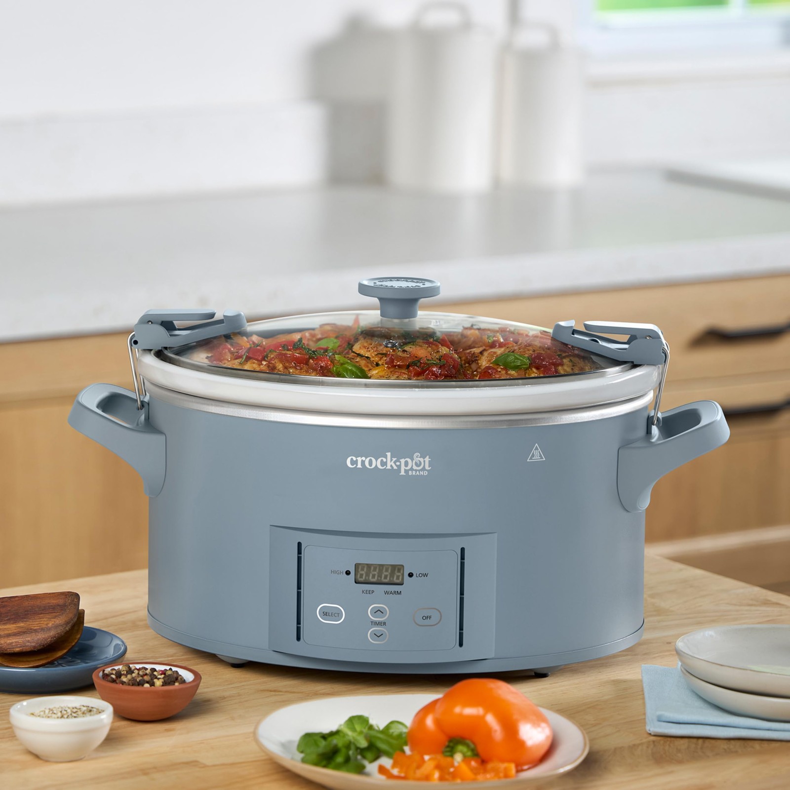Crock-Pot Design Series 7-Quart Programmable Slow Cooker - Morning Haze ...