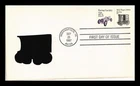 DR JIM STAMPS US COVER MILK WAGON TRANSPORTATION SERIES FDC COMBO CUT OUT CACHET
