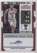 2020-21 Panini Contenders Draft Picks RPS 10/20 Jahmi'us Ramsey #72 Auto a8r