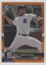 2018 Bowman Chrome Prospects Orange Refractor 13/25 Franklin Perez #BCP185 2a9