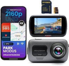 4K Ultra HD Dashcam mit GPS, Wi Fi & Alexa No...