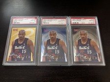 1998-99 FLEER BRILLIANTS #105 VINCE CARTER PSA 10'S OF GOLD (01/99), BLUE, BASE!