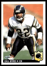 1992 Fleer Gill Byrd San Diego Chargers #357