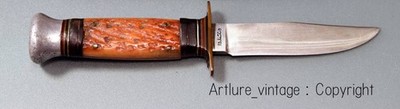 Vintage ROSTFRI Knife Made in Sweden Pohlberg Eskilstuna w/Box