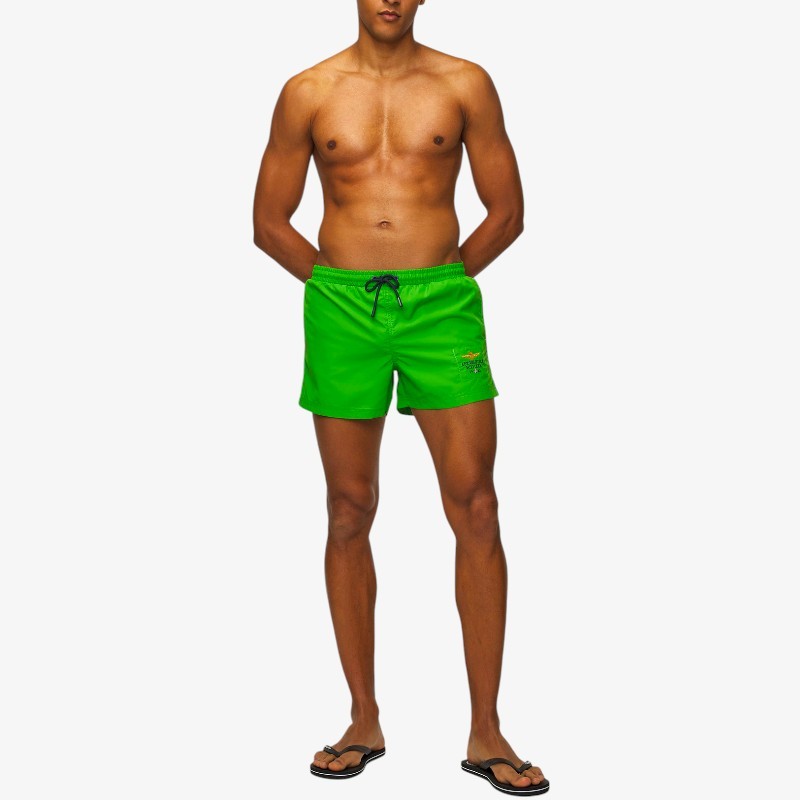 Костюм мужской Aeronautica Militare с вышитым логотипом BW223 39337 Зеленый Размер 50 23590₽