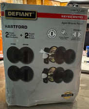 Defiant Hartford Aged Bronze Single Cylinder Keyed Entry Project Pack