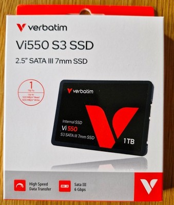Verbatim Vi550 S3 SSD 2.5'' SATA III 7mm 1Tb SSD