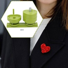 Badge Pin Button Maker Die Model Heart Shaped Model Handmade Name Tags Button