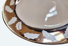 Make The Season Bright Gold Rim White Holiday Plate Holly Design 12 Inches — photo 2