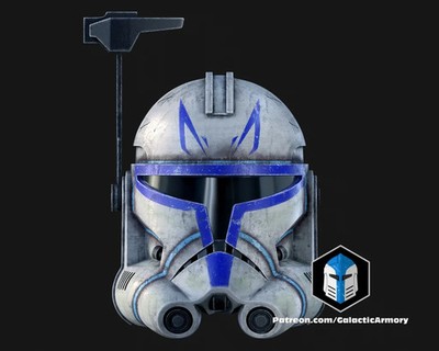 Animierter Captain Rex Helm - Galaktische Waffenkammer - DIY - bemalt