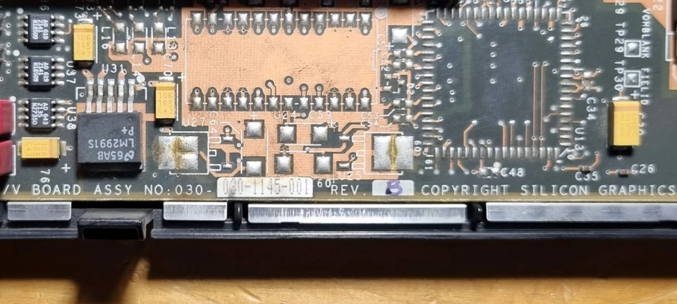 VINTAGE SGI O2 MOOSEHEAD AV Module SGI 030-1145-001 ** UNTESTED ** (see text) - Bild 2 von 4
