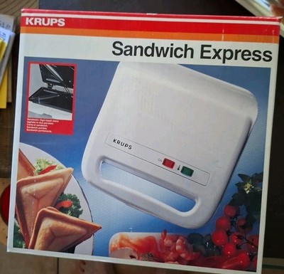 Krups Sandwich Express Sandwichmaker Neue OVP Nachlass 90er Jahre NOS