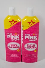 2 The Pink Stuff Stardrops Miracle Cream Cleaner 16.91oz bottle VEGAN