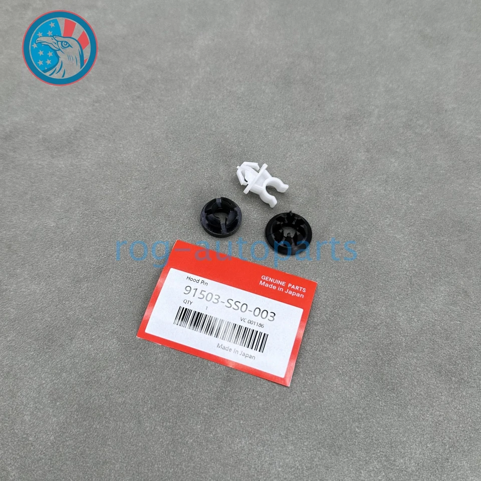 OEM! 3pcs Car Hood Support Prop Rod Holder Clip For Honda Accord Odyssey Prelude - Imagem 4 de 4