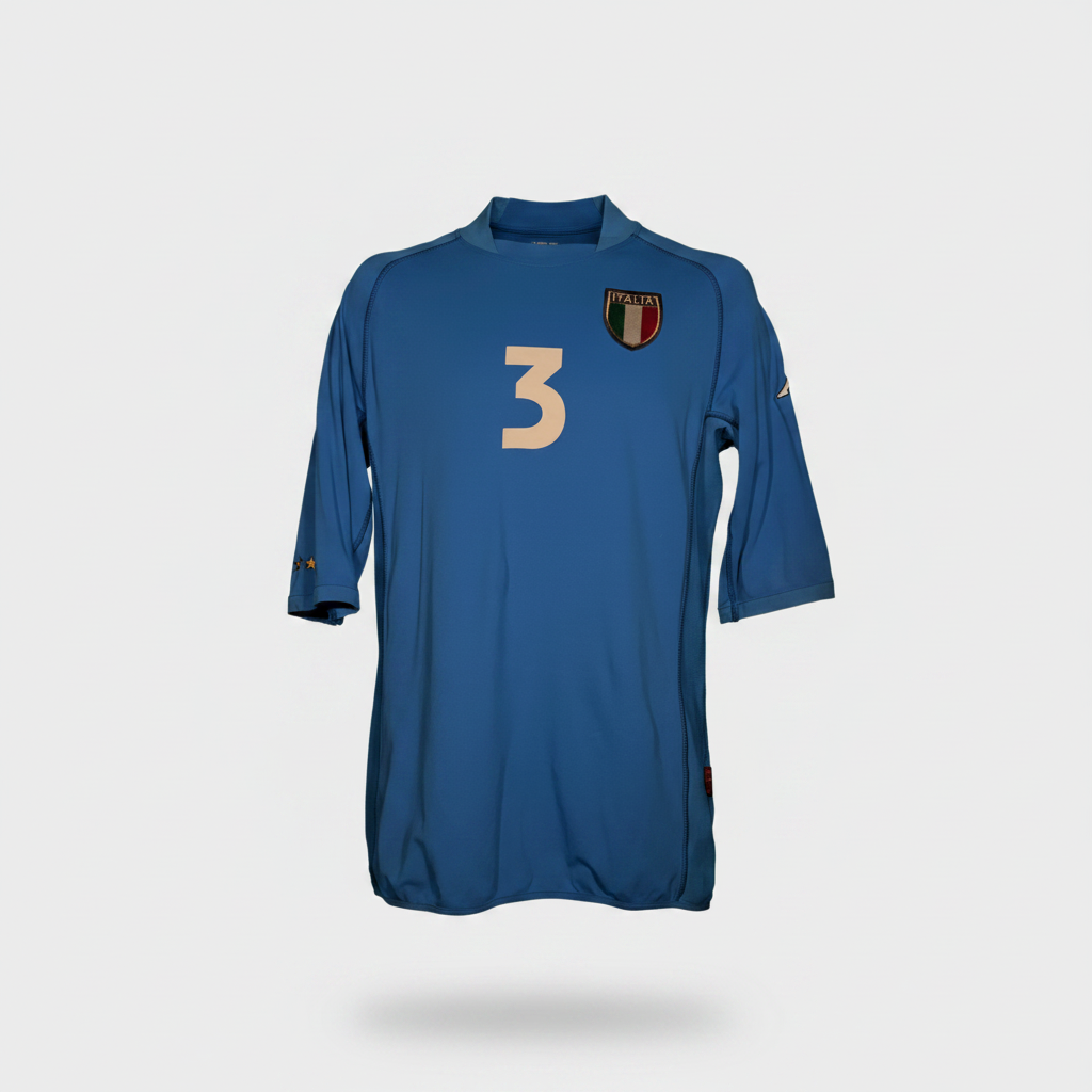 2000-2002 Italy Maldini HOME Kit Soccer Jersey Shirt Kappa XL