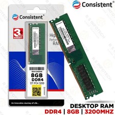 Consistent 8GB DDR4 PC4 3200Mhz DIMM 288 pin Desktop RAM - 3 Year Warranty