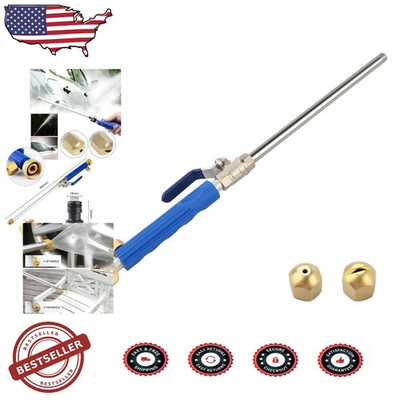 #ad Rust Resistant Power Washer Wand Stainless Steel Blue Garden Hose $41.99