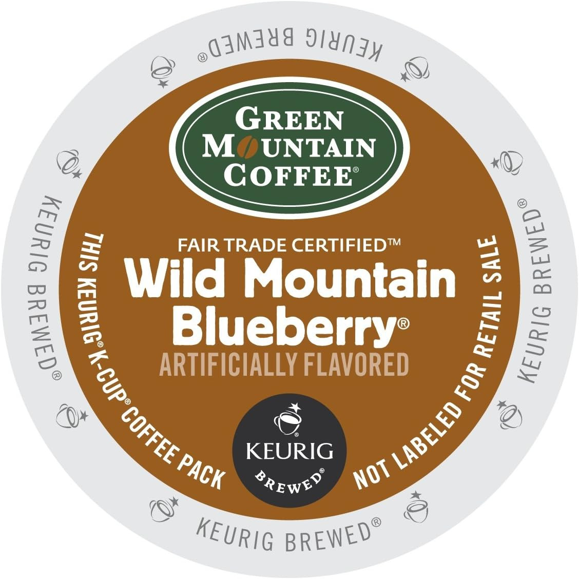 Green Mountain Fair Trade Wild Mountain Blueberry K-Cups 24 