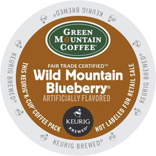 Green Mountain Fair Trade Wild Mountain Blueberry K-Cups 24 Count 4 Pack