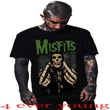 MISFITS MIDDLE FINGERS THE CLASSIC ROCK BAND T SHIRTS MEN'S SIZES