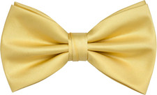 Mens Solid Color Adjustable Pre-tied Bow Tie for Men Party Wedding