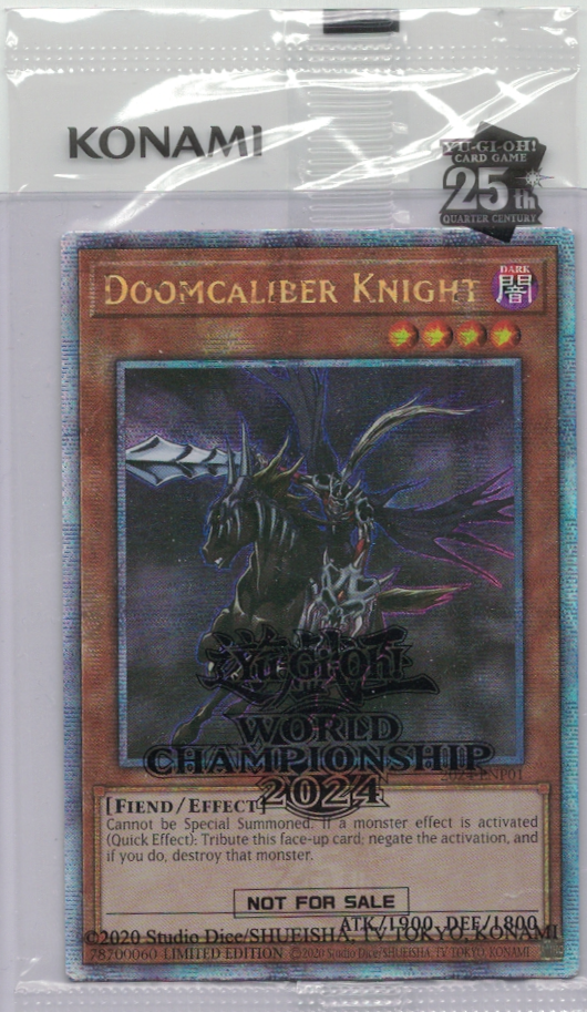 Yu-Gi-Oh! Doomcaliber Knight (NM) Limited Edition QC Secret Rare 