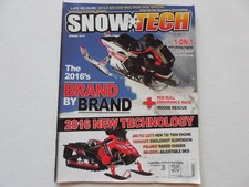 SnowTech snowmobile magazine 2016 New Models, Jacques Villeneuve, MXZ Iron Dog