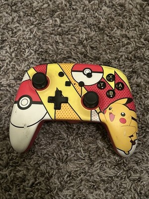 PowerA Pokemon Pikachu Pop Art Enhanced Wired Controller for Nintendo Switch