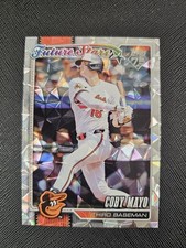 2026 Topps Series 1 Coby Mayo #72 Future Stars Silver Crackle Foil Super Box O's