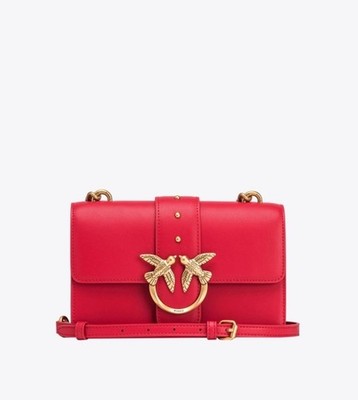 Pinko Women's Handbag Love RED Mini  Love Bag One Simply New