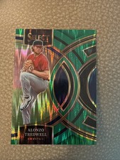 2024 Panini Select ALONZO TREDWELL Premier Green Flash Prizm #50 Houston Astros