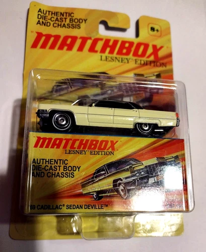 "MATCHBOX" *LESNEY EDITION* '69 CADILLAC SEDAN DE VILLE *METAL BODY & BASE* MOC