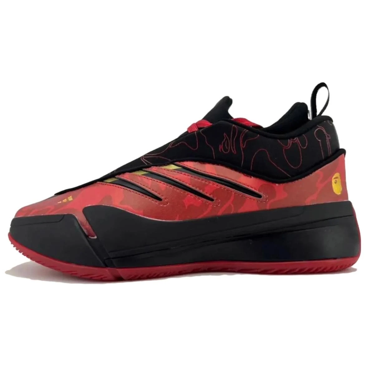 adidas BAPE x Dame 9 Black Scarlet | eBay