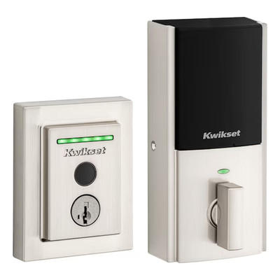 Kwikset Halo Touch Fingerprint Smart Lock- Satin Nickel