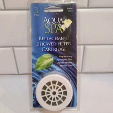 WOW! AQUA SPA 3 Stage Shower Filter Cartridge Replacement #7039 & FAST FREE SHIP