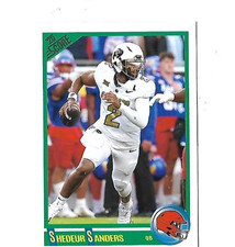 SHEDEUR SANDERS 2025 PANINI/SCORE BASE #1 ROOKIE WITH SCORE GOLD LOGO FREE SHIP!