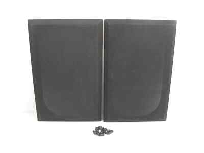 Fluance SXBP2 Speaker Grill Covers, Cloth, Wood Frame, Nice Condition.