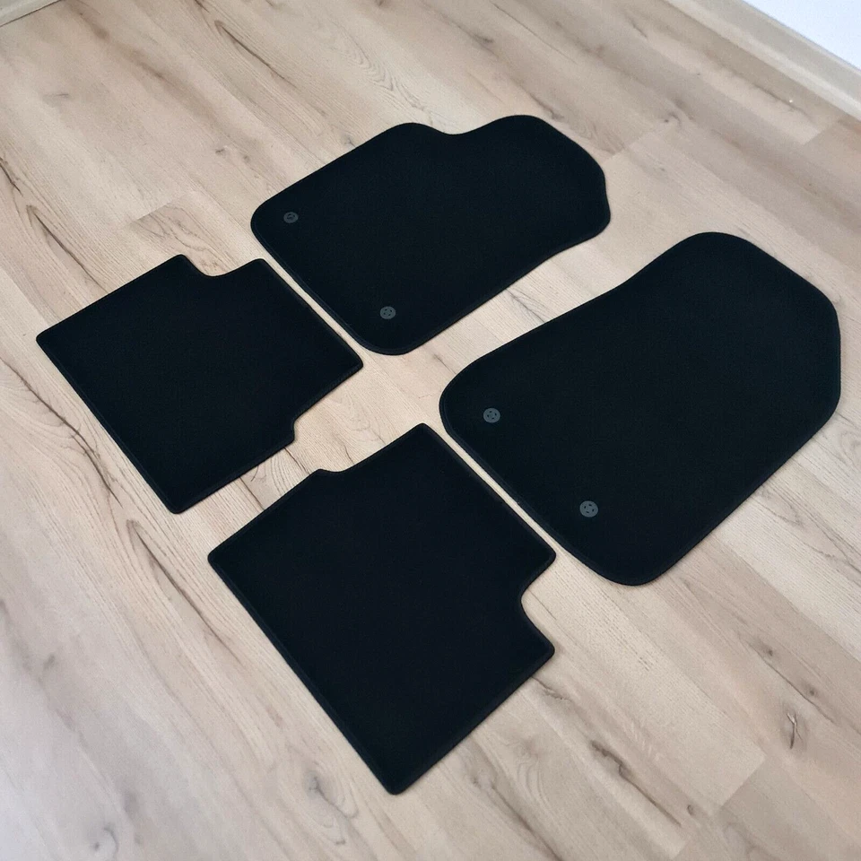Car Floor Mats Velour For Alfa Romeo Giulietta Waterproof Black Carpet Liners - Image 3 of 4