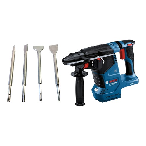 Bosch GBH 18V-24 C Professional Akku Bohrhammer 18 V 2,4 J SDS plus + Meißel Set - Bild 1 von 4