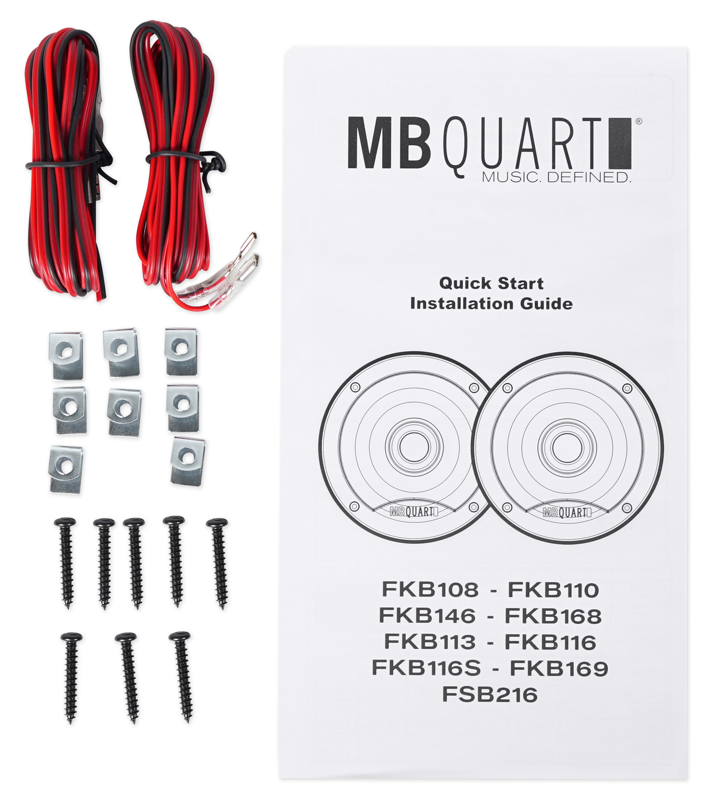 4 MB QUART FKB110 4-дюймовые автомобильные коаксиальные стереодинамики высокого класса мощностью 160 Вт