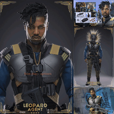 某メーカー DAFTOYS 1/6 F018 Black Panther Erik Killmonger 1/6 Action アメコミ