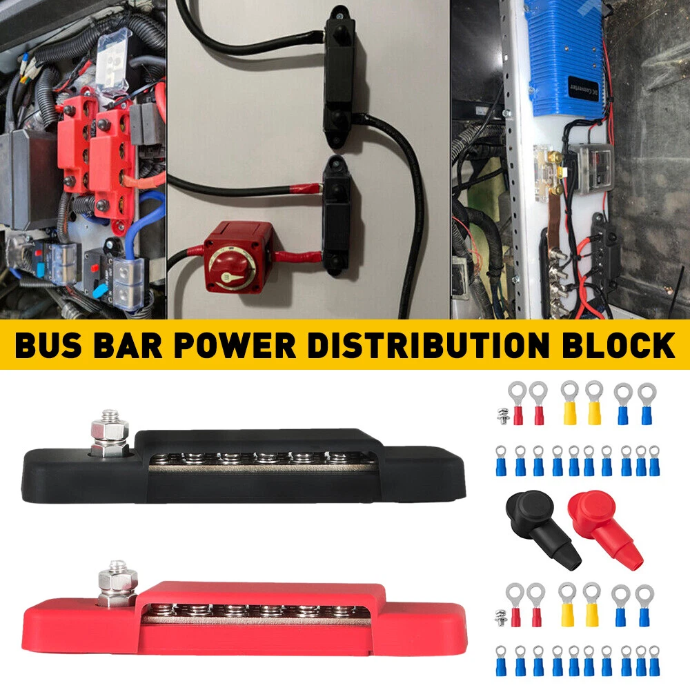 Automotive battery terminal clearance block
