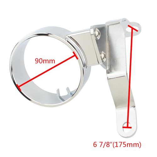 Side Speedometer Relocation Bracket Mount For Harley Sportster 883 XL883 Chrome - Picture 10 of 10