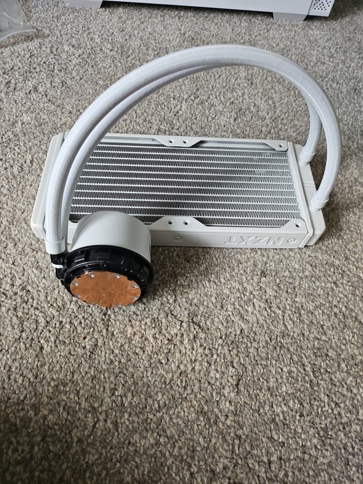 NZXT Kraken 240 RGB 2x120mm AiO Liquid CPU Cooler Matte White eBay